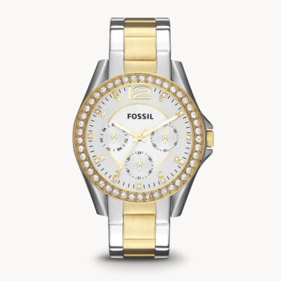 Fossil (ES3204) Riley Multi-Function Two-tone Ladies Watch