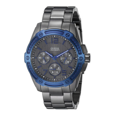 Guess (U0601G1) Chronograph Gray Dial Stainless Steel Watch for Men