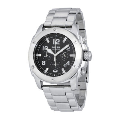 Fossil (FS4926) Modern Machine Chronograph Black Dial Stainless Steel Men’s Watch
